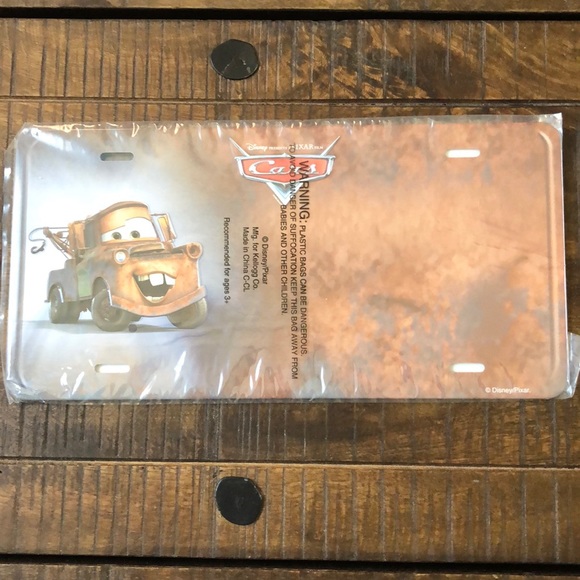 Disney Other 206 Disney Kelloggs Pixar Cars License Plate Poshmark